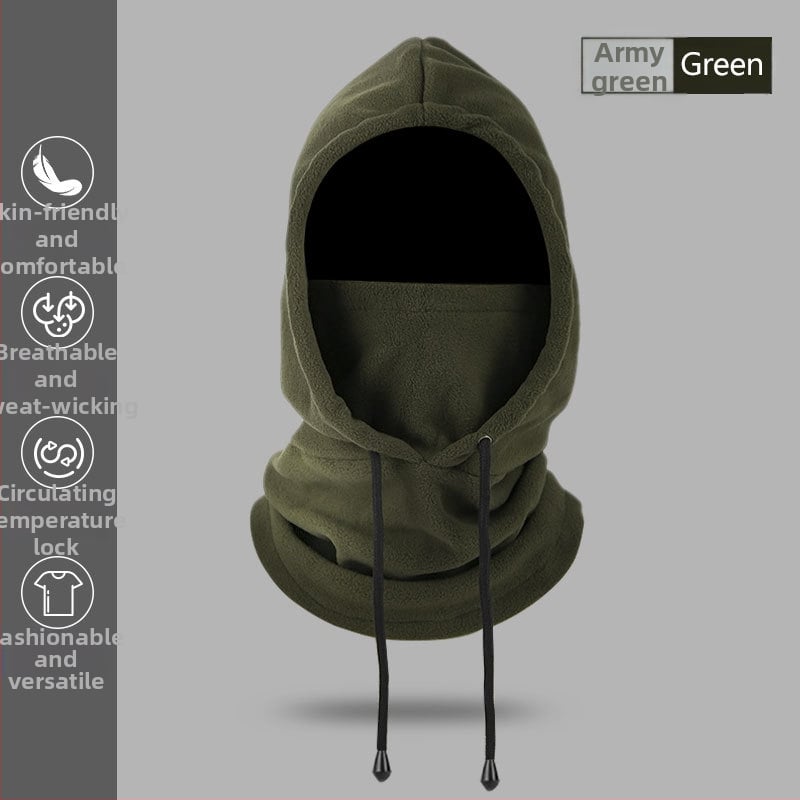 Extreme lovagló balaclava, poliészter, uniszex, téli teljes arcmaszk, testre szabható