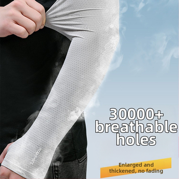 Neilon UV käsivarre mansetid, vaba lõige, jää-silk kangas, 81–95% neilonisisaldus, 2023 kevad