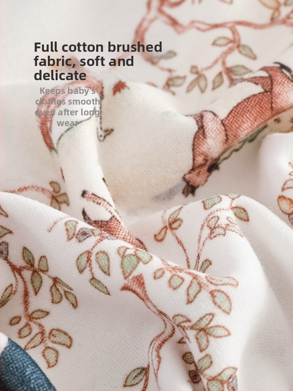 Anti-jump gulēšanas somiņa zīdaiņiem - karikatūras raksts, ārējais materiāls kokvilnas maisījums, odere un pildījums 100% kokvilna, kokon veida tips, piemērots 0–1 gadam