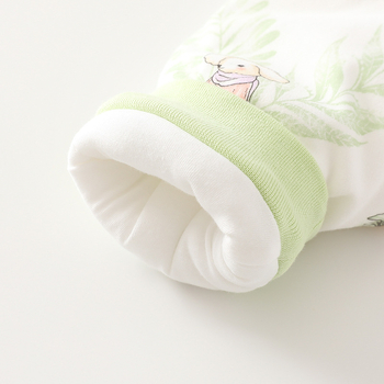 Sac de dormit pentru bebeluși cu picioare separate și mâneci lungi, iarnă–toamnă, umplutură 120 g poliester-pamuk, exterior din bumbac, fermoar din nylon