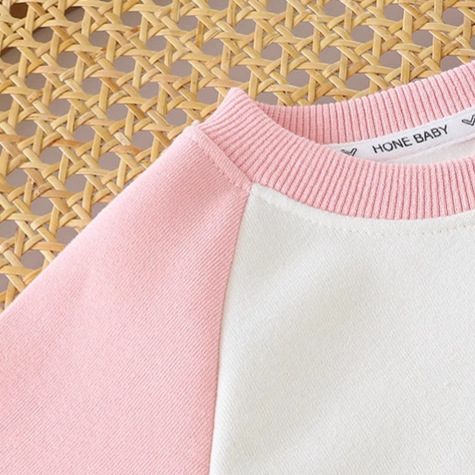 Dječji termalni set od pamuka: pulover i hlače, dva komada – unisex, korejskog stila, debeli materijal, za jesen/zimu.