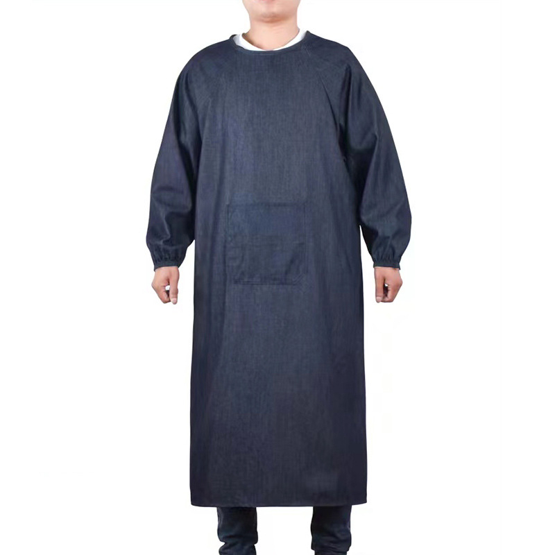 Denim pregača bez rukava – protiv zagađenja, moderan minimalistički stil, za odrasle