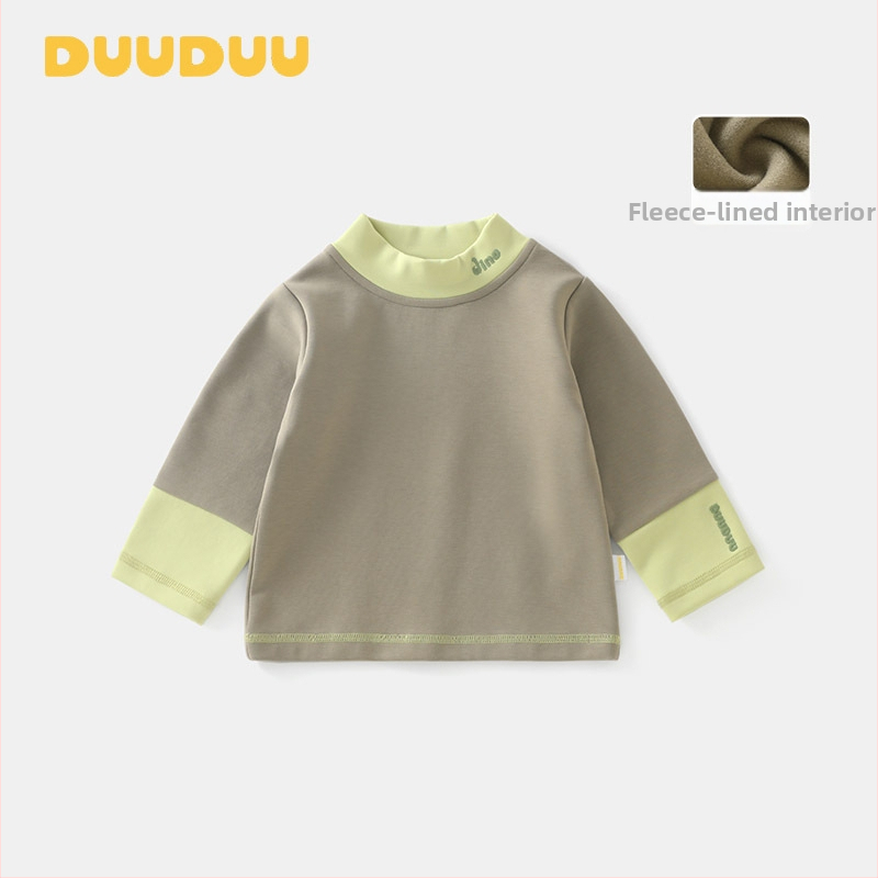 Kūdikių komplektas su flisu viršumi ir kelnais, Korėjos stiliaus, pluošto mišinys Lyocell/Poliesteris/Medvilnė/Elastanas, amžius 1–3 metų, žiema-pavasaris-ruduo