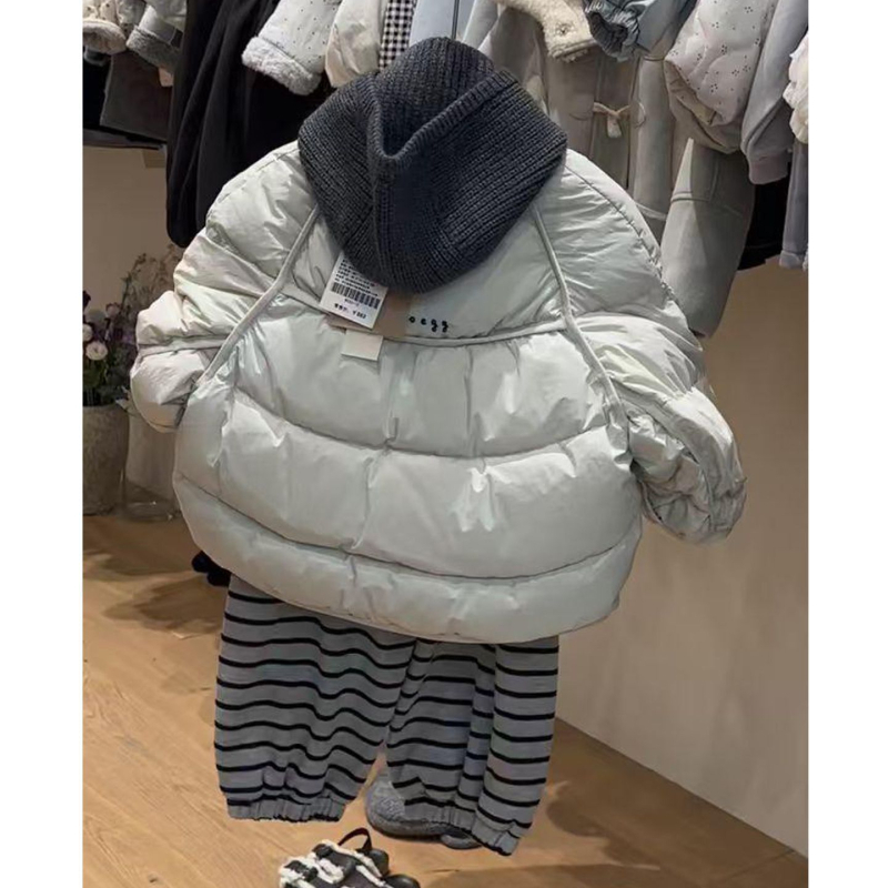 Dječji dvodijelni pamučni zimski set, unisex, korejski stil, zatvarač, mekana tkanina