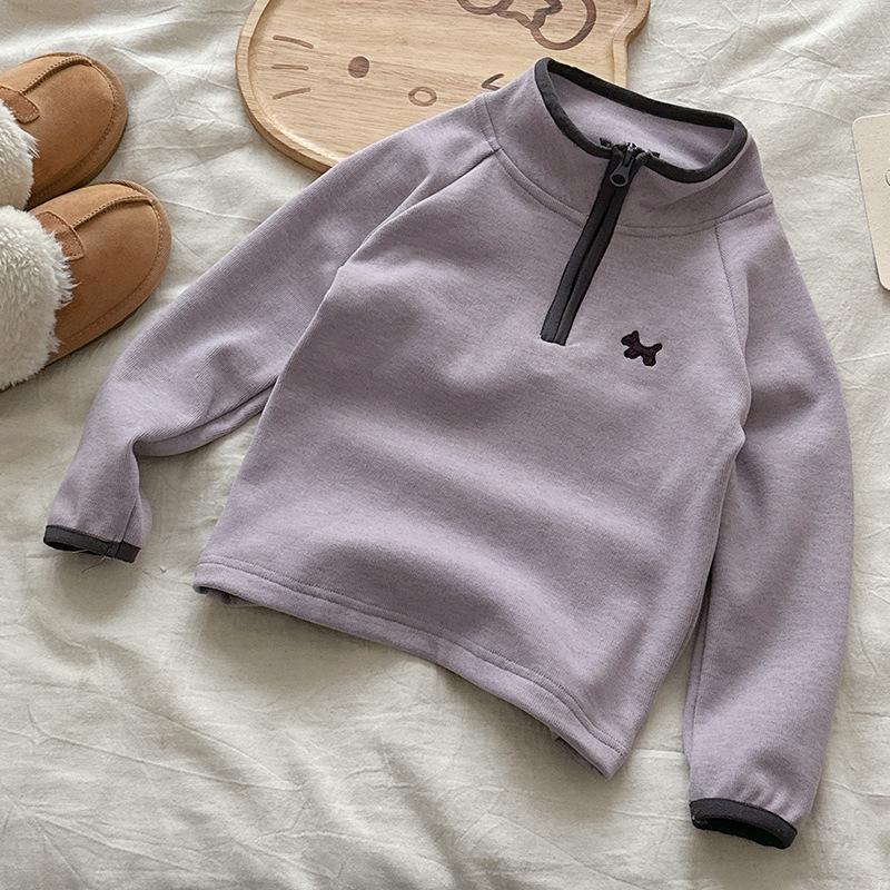 Laste etnilise stiiliga fliisvoodriga soe pikkade varrukatega pullover (ilma kapuutsita), peamine materjal akrüül, vooder polüester, vanus 3–8 aastat