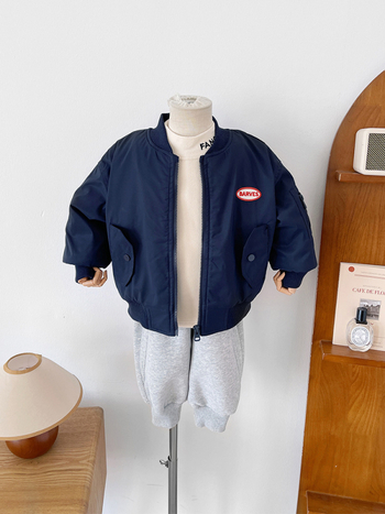 chuanchuanma Ühiskasutatav lastele padi jakk, lukk, V-kaelus, paks polüestrist väline koos puuvillase voodriga, sügis-talv, muster: tähed