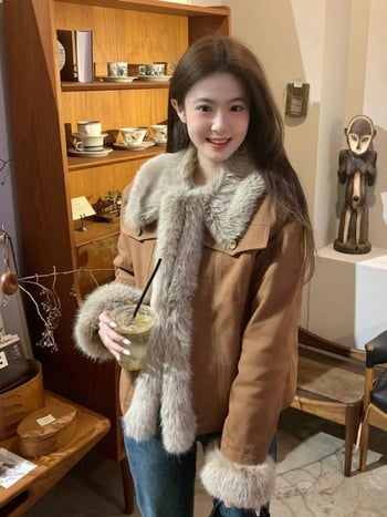 Ζακέτα Chenille με polo γιακά, χωρίς μανίκια – Άνοιξη 2025, σπάντεξ κάτω από 30%