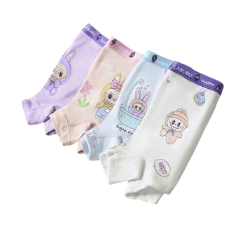 4gab bērnu apakšveļa no kokvilnas 95%, Drošības klase A, meitenēm, preces kods 3008