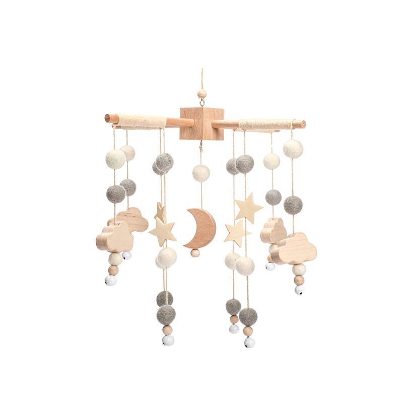 Puidust voodi-kell beebidele 0–3 aastat, Asahi bränd, rahustav mänguasi