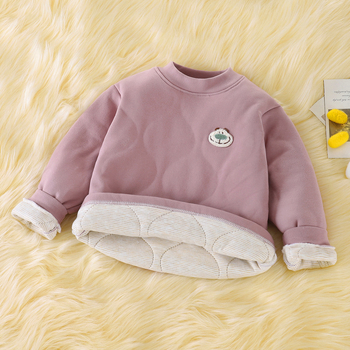 Vaikų žieminis pagrindinis marškinėliai su ilgomis rankovėmis, 92% poliesteris, be kaklo etiketės, saugumo klasė A, žiemos sezonas 2025