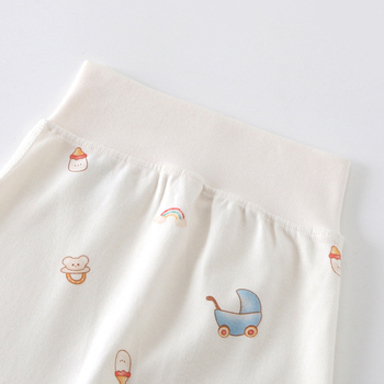 Bērnu pidžamu komplekts, 100% kokvilna, unisex, zīdaiņi (0–80 cm), pavasaris un rudens, apaļa kakla izgriezums, raksti: vienkrāsains vai karikatūras.