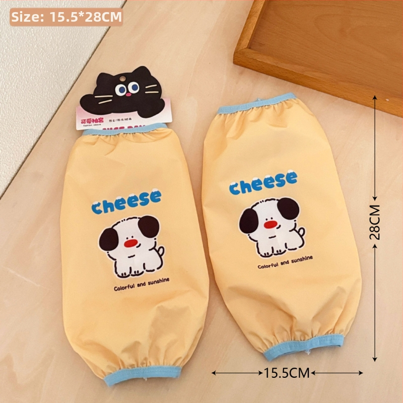 Rokas piedurknes ar karikatūras rakstu – ūdensizturīgas, traipu noturīgas, poliestera šķiedra, ziemas un rudens lietošanai