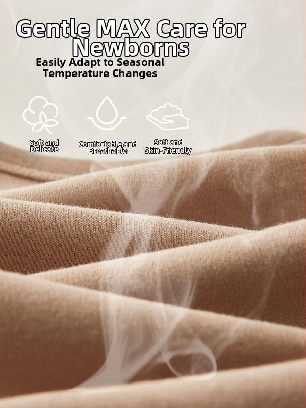 Vaikų šiltas pižamų komplektas, 100% medvilnė, unisex, amžiaus grupė 1-3 metai, ruduo