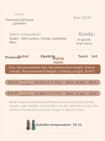 Kūdikio medvilnės marškinėliai rudens–žiemos sezonui, 100% medvilnė, unisex, apvalus kaklas, be gobtuvo, naujagimiams