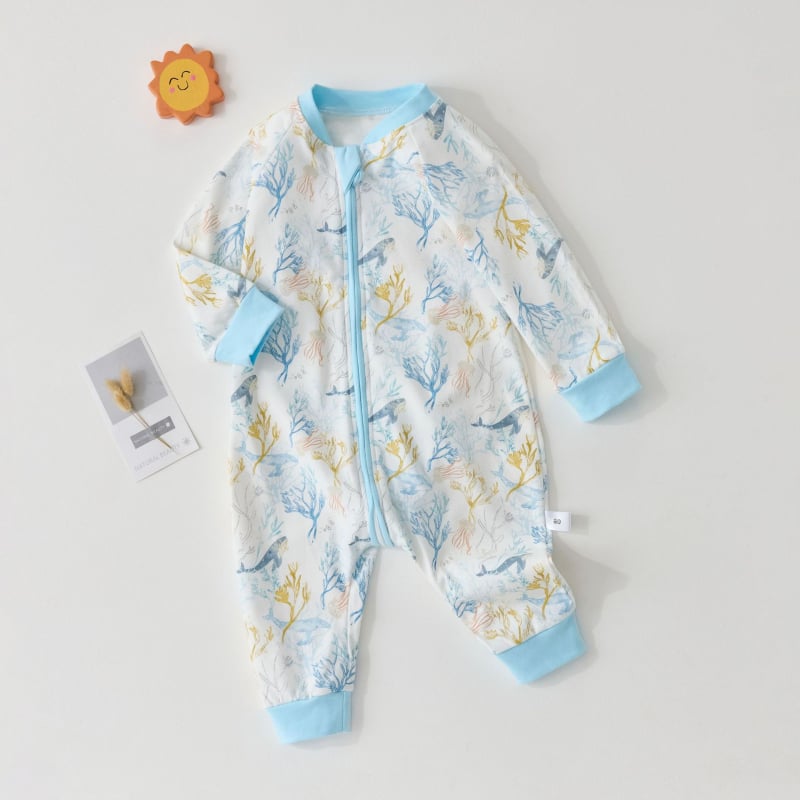 Sac de dormit pentru bebeluți și copii mici - 95%+ bumbac, căptușeală bumbac, umplutură bumbac, fermoar din rășină, Primăvară-Toamnă