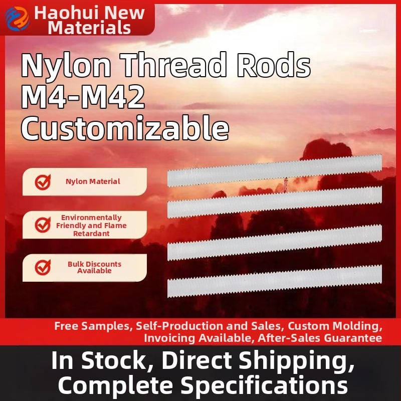 Haohui neilona skrūvju stienis, pilns vītņu, izolēts, dubultgalis, GB/T17587.3-2018