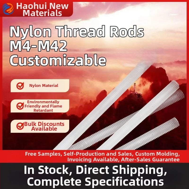 Haohui neilona skrūvju stienis, pilns vītņu, izolēts, dubultgalis, GB/T17587.3-2018