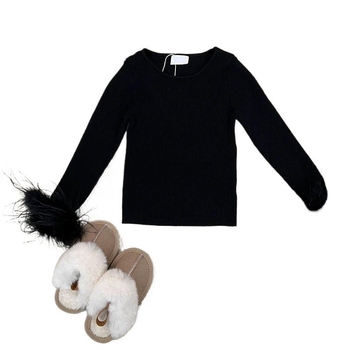 Koreai stílusú gyerekeknek szóló hosszú ujjú pamut póló, egyszínű, 3–8 éveseknek