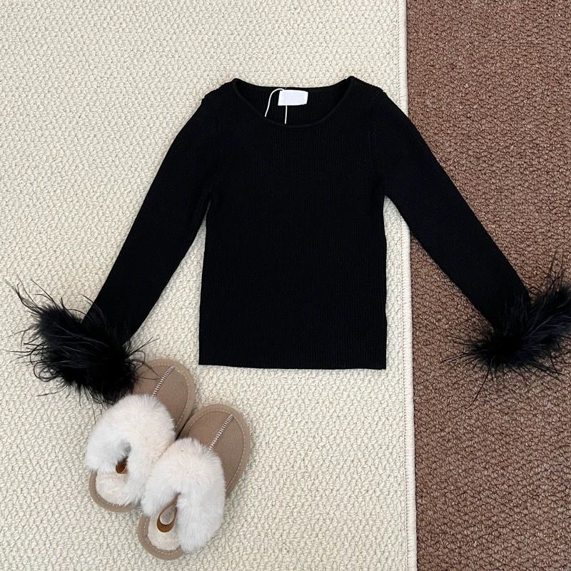 Koreai stílusú gyerekeknek szóló hosszú ujjú pamut póló, egyszínű, 3–8 éveseknek