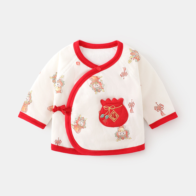 Naujagimiui: 100% medvilnė, 40 g šilto užpildo, apvalus kaklas, be gobtuvo, rudens–žiema