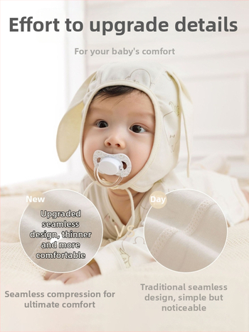 Naujagimio medvilnės marškinėliai su apvaliu kaklu - 100% medvilnė, šlifuotas audinys, keturi sezonai, be gobtuvo, tinkami naujagimiams