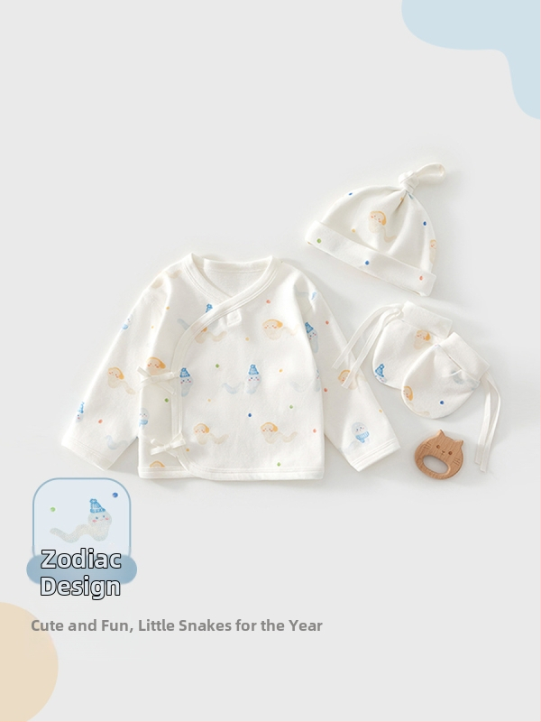 Naujagimio medvilnės viršus – apvalus kaklas, be gobtuvo, 100% medvilnė, Klasė A, švelnus apdorojimas, pavasaris ir ruduo