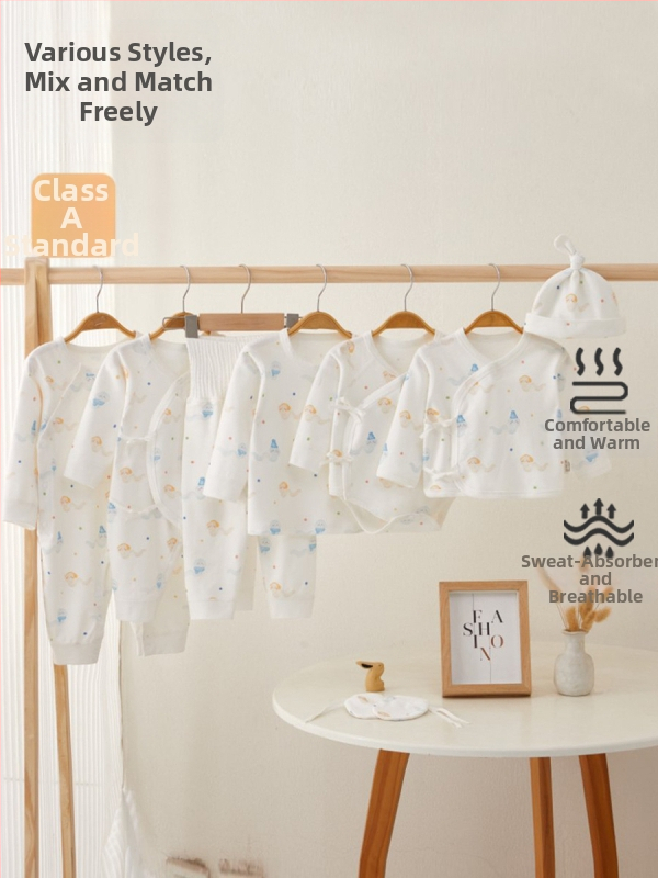 Zīdaiņu kokvilnas tops – apaļais kakls, bez kapuces, 100% kokvilna, Klase A, mīksta apstrāde, pavasaris un rudens