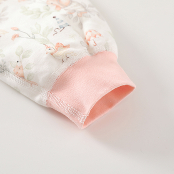 Sac de dormit pentru copii și sugari, umplutură din bumbac gol; exterior și căptușeală 95% bumbac; subțire; model cartoon; antibacterian