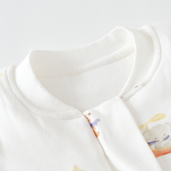 Sac de dormit pentru copii pentru iarnă și toamnă, țesătură din 95% bumbac cu umplutură poliester, mâneci detașabile, lavabil, potrivit pentru vârsta 1–6 ani