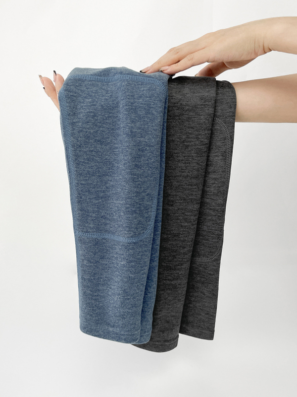 Dječji legginzi u korejskom stilu za dječake, zimski, tkanina od vune s 88,8% poliestera, srednji pojas, gumeni pojas, jednoslojna boja, za djecu preko 8 godina