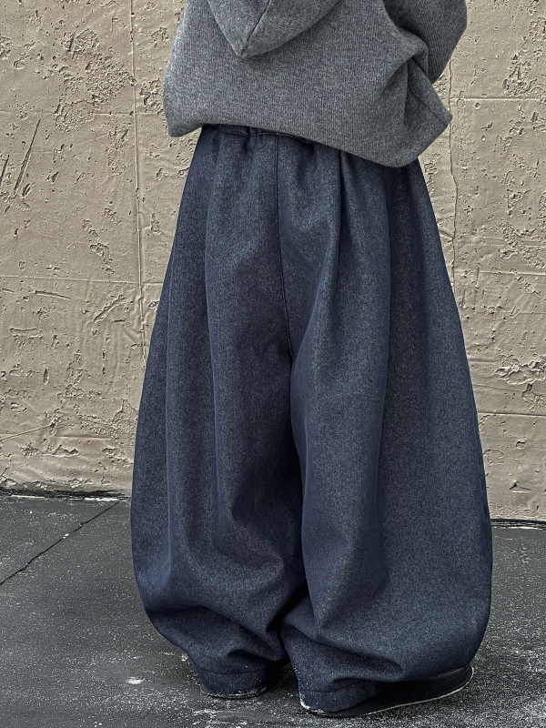 Poiste denimid Koreapärases stiilis flisvooderiga, 70% puuvill, 30% polüester, pikad püksid, keskmise talje