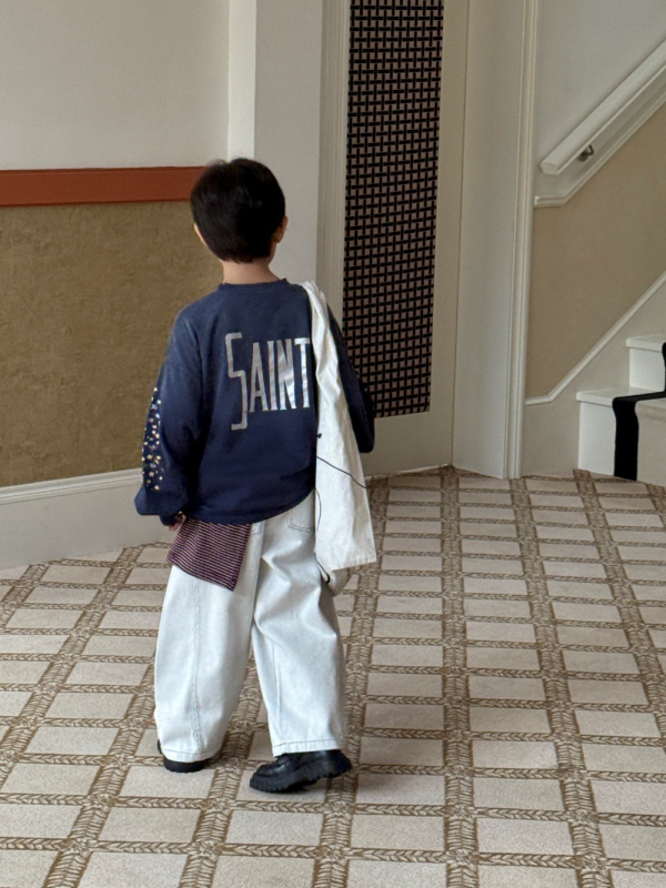 Poiste puuvillased casual pikad püksid, Korea versioon, keskmine vöökoht, 100% puuvill, suuremale lapsele (üle 8 aasta, üle 140 cm)