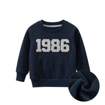 Dječji sweatshirt u korejskom stilu, pamuk-fleece, dugi rukav, natpis slovima, jesen 2020