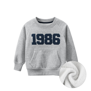 Dječji sweatshirt u korejskom stilu, pamuk-fleece, dugi rukav, natpis slovima, jesen 2020