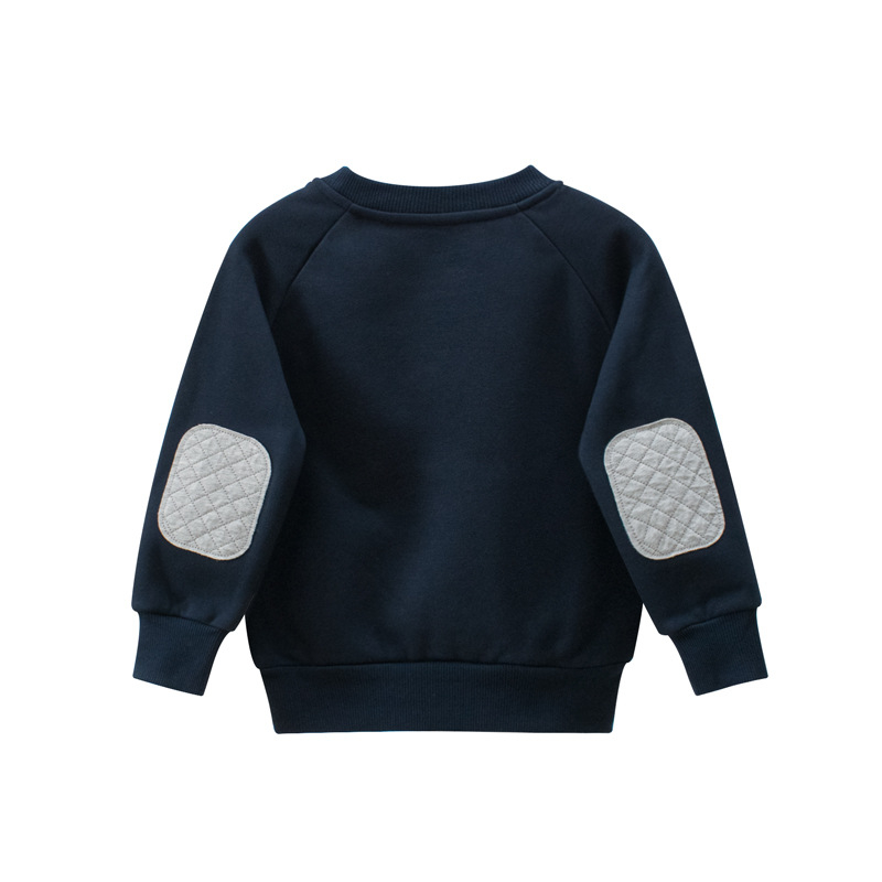 Dječji sweatshirt u korejskom stilu, pamuk-fleece, dugi rukav, natpis slovima, jesen 2020