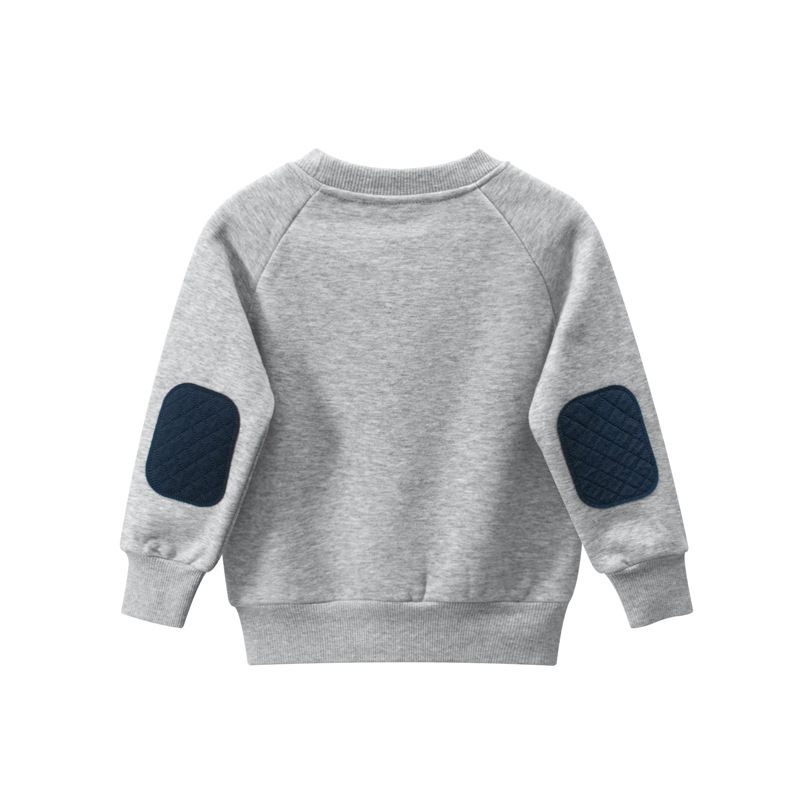 Dječji sweatshirt u korejskom stilu, pamuk-fleece, dugi rukav, natpis slovima, jesen 2020