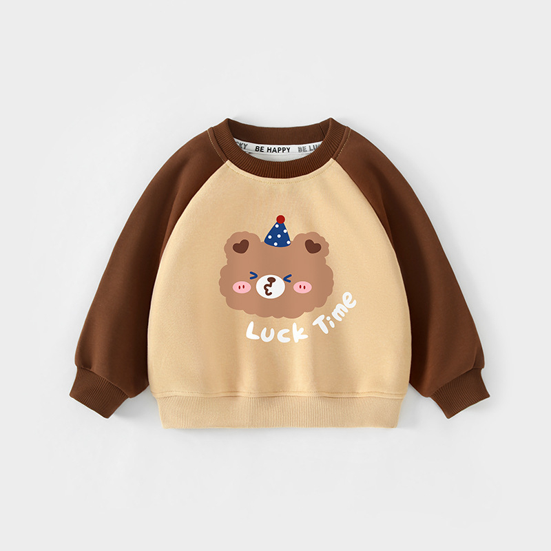 Dječji džemper s flis podstavom, debeo, unisex, dugi rukavi