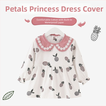 Kūdikių maitinimo smock, atsparus vandeniui, unisex, 1-3 metų, 59 cm aukštis, pavasaris 2025