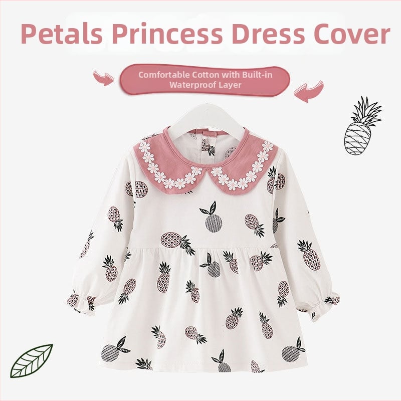 Etetésre szánt baba smock, vízálló, uniszex, 1-3 éveseknek, 59 cm magasság, 2025 tavasza