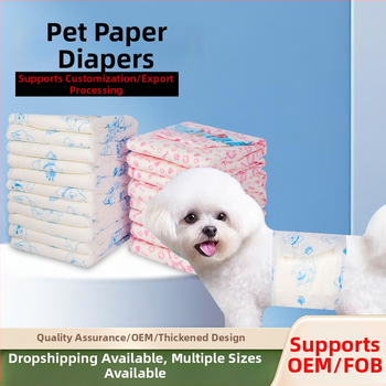 Šunų vienkartinės kelnaitės – pratekėjimo prevencija, universali tinka, animacinio stiliaus, medžiaga: nepluoštinė medžiaga + PE plėvelė