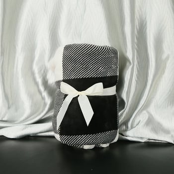 Фланелено одеяло с геометричен принт (Полиестер; 300–500 г; Четири сезона)