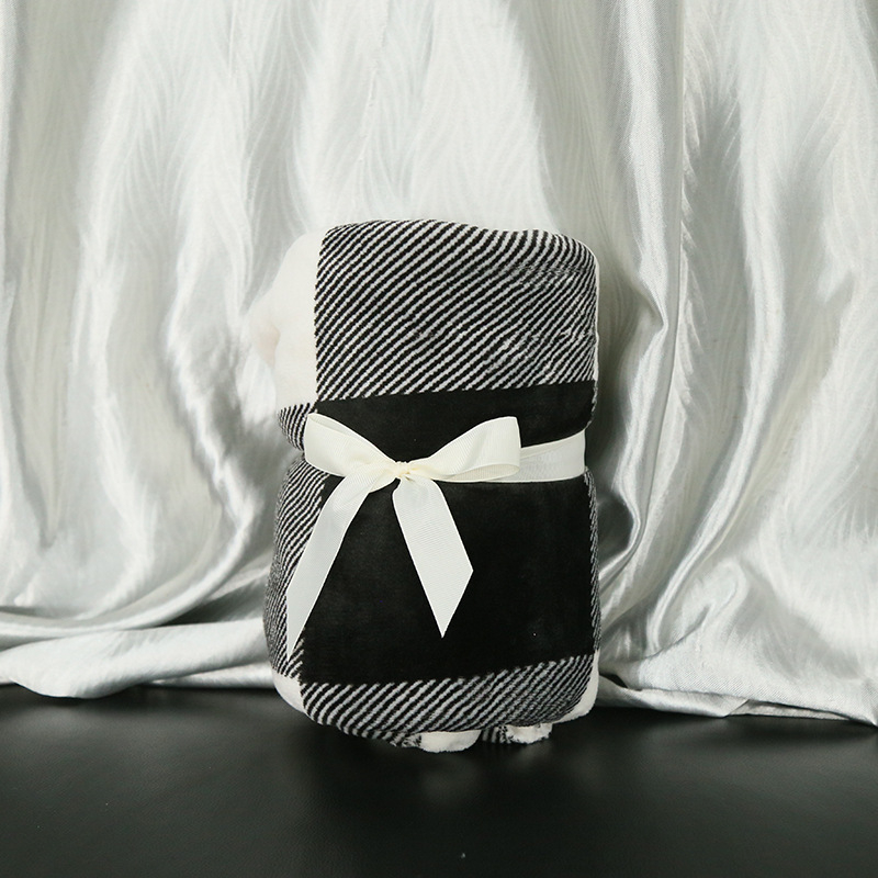 Фланелено одеяло с геометричен принт (Полиестер; 300–500 г; Четири сезона)