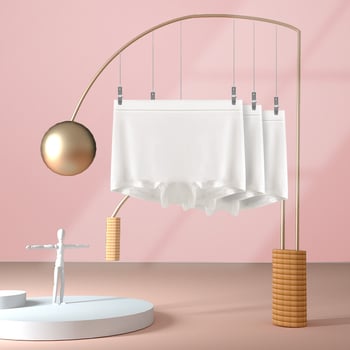 Meitenēm apakšveļa — gluds modalais audums (90% modal), Caedikovrd zīmols, piemērots no 8 gadu vecuma (vidusskola)