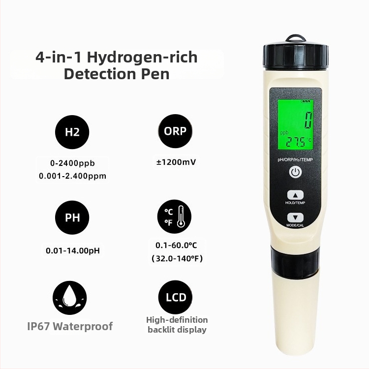 Portatīvais ūdens kvalitātes analizators – modelis BSK-06, mērījumu diapazons 0–2400 ppb / 0.001–2.4 ppm, precizitāte ±10 ppb / ±0.01 ppm, barošana 4.5V.