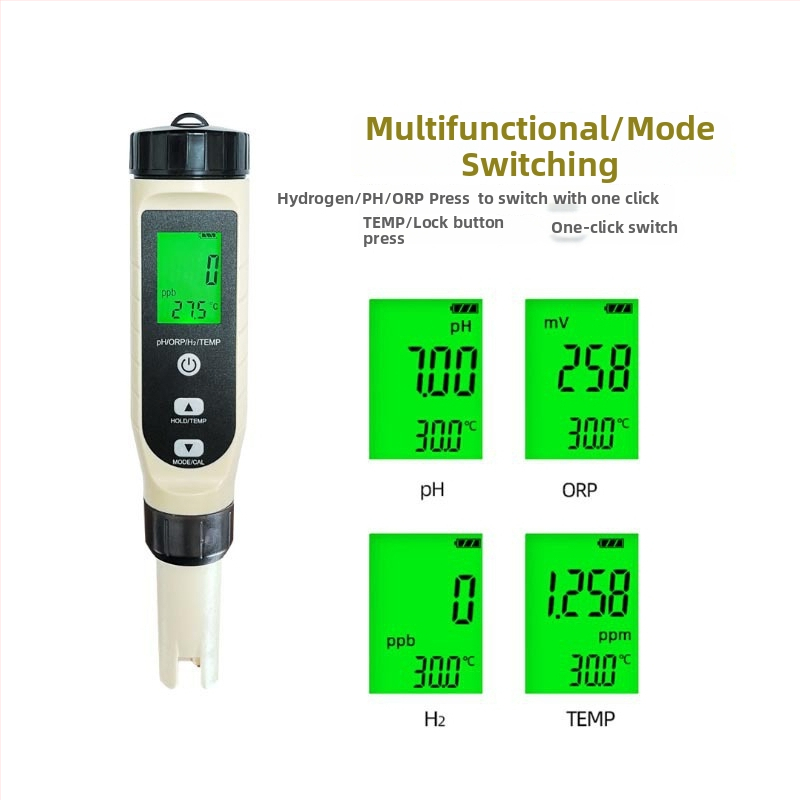 Portatīvais ūdens kvalitātes analizators – modelis BSK-06, mērījumu diapazons 0–2400 ppb / 0.001–2.4 ppm, precizitāte ±10 ppb / ±0.01 ppm, barošana 4.5V.