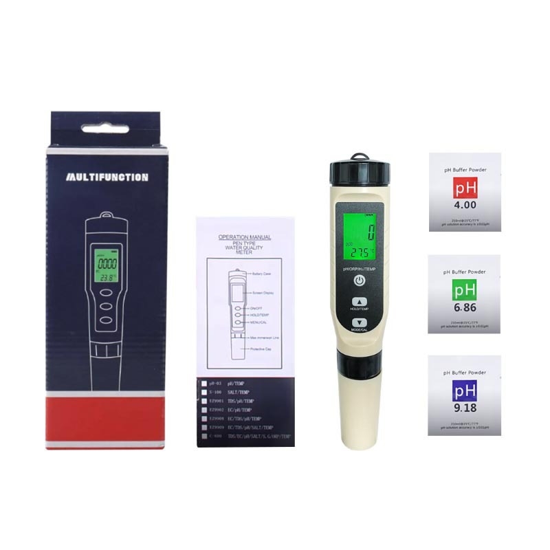 Hordozható vízminőség-analizátor – BSK-06 modell, mérési tartomány 0–2400 ppb / 0.001–2.4 ppm, pontosság ±10 ppb / ±0.01 ppm, tápegység 4.5V.