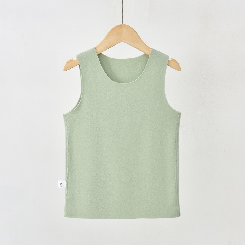 Uniszex gyerek mellény, meleg De-Rong anyagból, pulóver-stílus, pamut-akril keverék, lágy tapintású, 8 évesnél idősebbeknek, tavasz–ősz–tél, kapucni nélkül, bélés nélkül