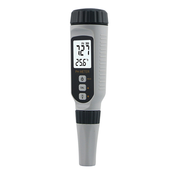 Priemyselný pH meter s rozsahom merania 0.00-14.00 pH, presnosť ±0.05 pH, teplotná kompenzácia 0-70 °C, napájanie 3.7V Li batéria (0.00-14.00 pH; ±0.05 pH; 0-70 °C; 3.7V Li batéria)