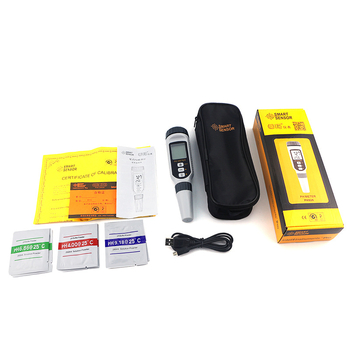 Priemyselný pH meter s rozsahom merania 0.00-14.00 pH, presnosť ±0.05 pH, teplotná kompenzácia 0-70 °C, napájanie 3.7V Li batéria (0.00-14.00 pH; ±0.05 pH; 0-70 °C; 3.7V Li batéria)