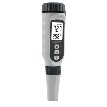 Priemyselný pH meter s rozsahom merania 0.00-14.00 pH, presnosť ±0.05 pH, teplotná kompenzácia 0-70 °C, napájanie 3.7V Li batéria (0.00-14.00 pH; ±0.05 pH; 0-70 °C; 3.7V Li batéria)